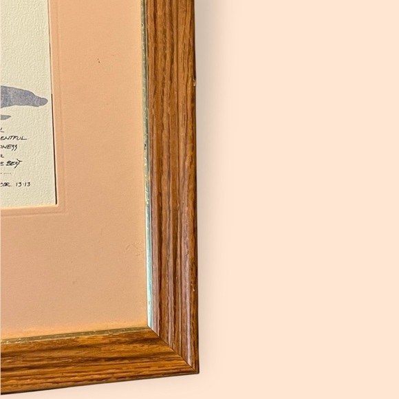 J. Bergsma 'LOVE NEVER ENDS' 1982 Limited Edition Signed Numbered Framed - RARE! - Picture 11 of 14